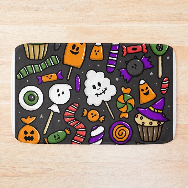 Item preview, Cute Treat or Trick halloween seamless pattern design designed and sold by juoctaviniarts.