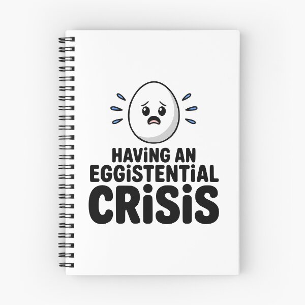 Item preview, Having An Eggistential! Cute Egg Pun designed and sold by PMCreative.