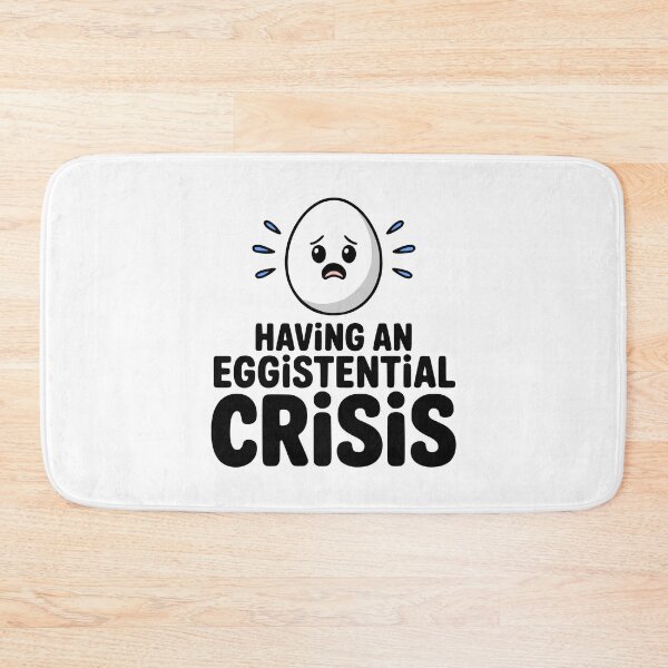 Item preview, Having An Eggistential! Cute Egg Pun designed and sold by PMCreative.