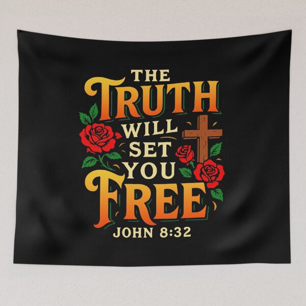 Item preview, John 8:32 The Truth Will Set You Free designed and sold by plushism.