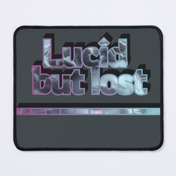 Item preview, Lucid but Lost – Dreamlike Minimalist Philosophy Quote T-Shirt designed and sold by Antik by Schulz.