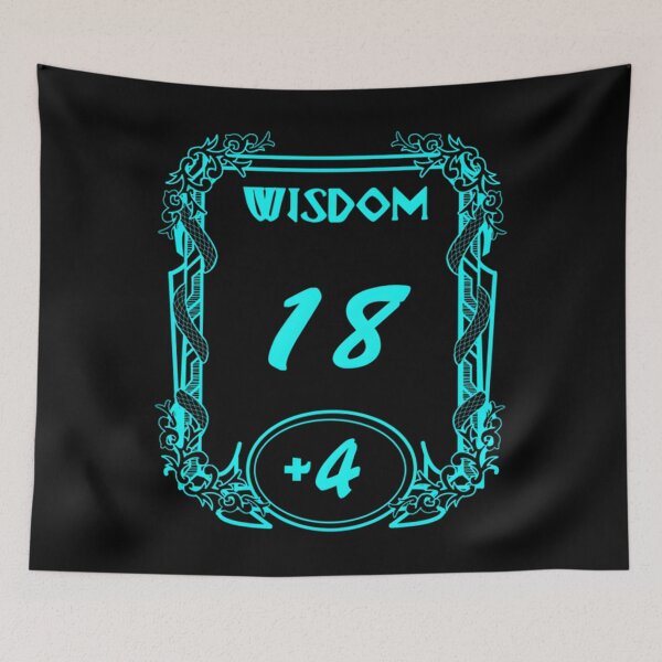 Item preview, Wisdom Stat designed and sold by blazekwitheez.
