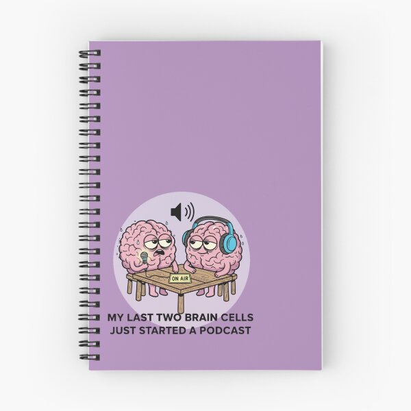 Item preview, My Last Two Brain Cells Podcast | Funny Brain Humor designed and sold by Shub22.
