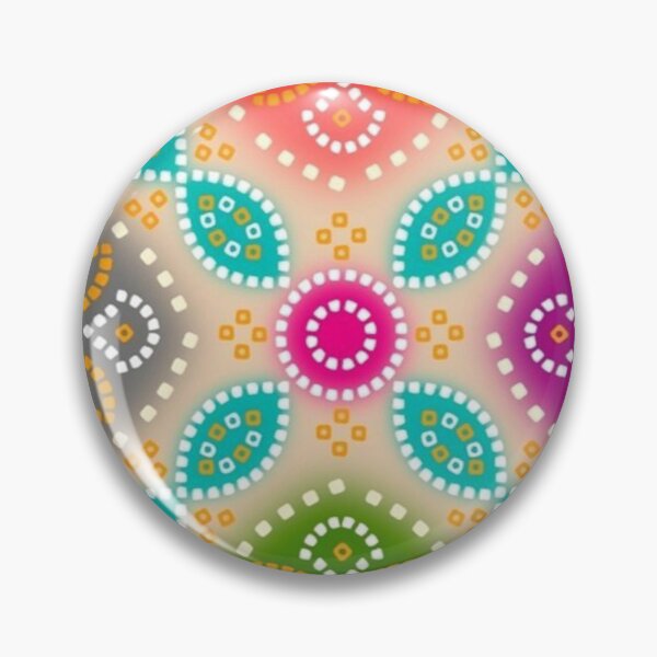 Item preview, Colorful Mandala Floral Pattern – Vibrant Boho Geometric Art designed and sold by Kruti Collection.