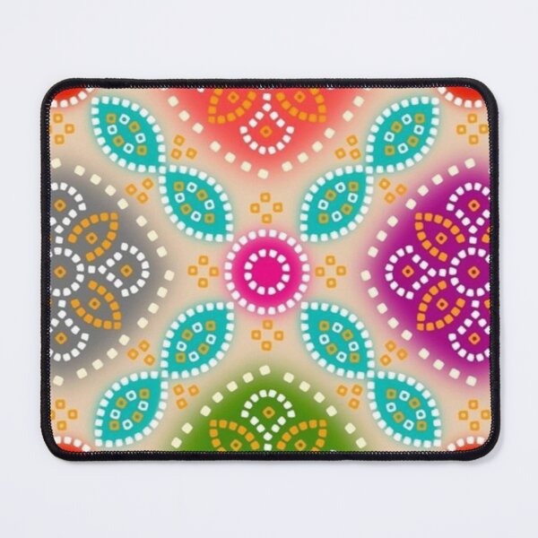 Item preview, Colorful Mandala Floral Pattern – Vibrant Boho Geometric Art designed and sold by Kruti Collection.