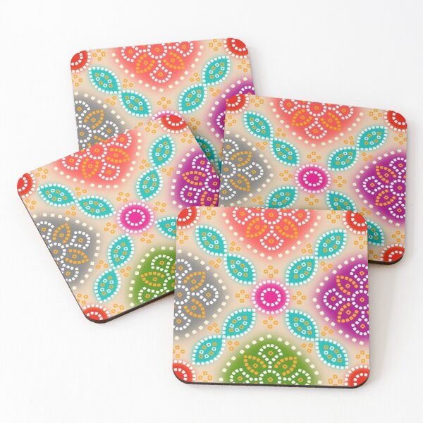 Item preview, Colorful Mandala Floral Pattern – Vibrant Boho Geometric Art designed and sold by Kruti Collection.