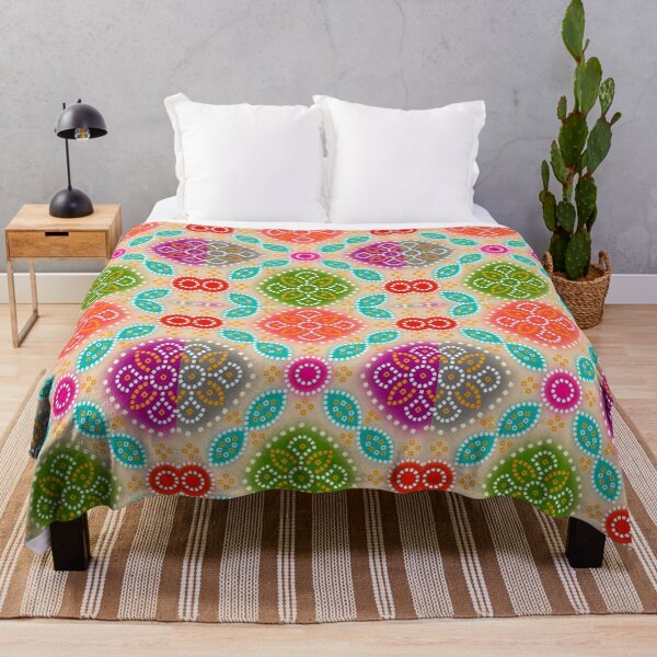 Item preview, Colorful Mandala Floral Pattern – Vibrant Boho Geometric Art designed and sold by Kruti Collection.