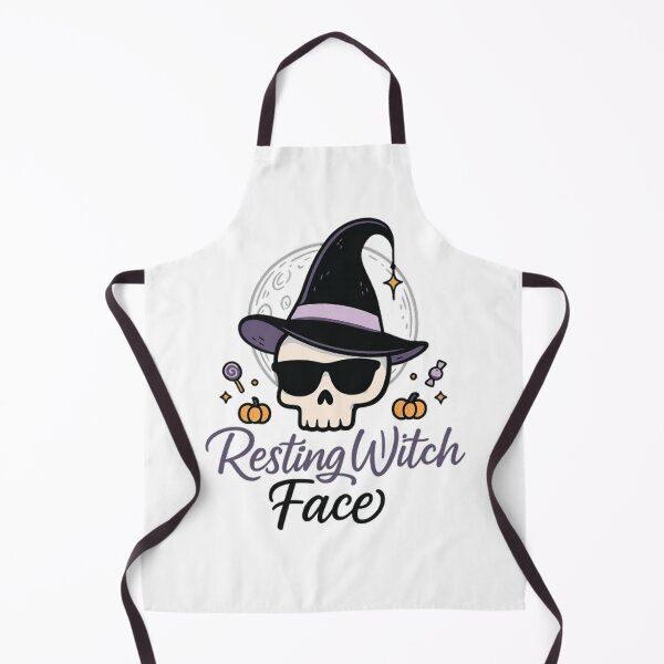 Item preview, Resting Witch Face Halloween T-Shirt – Funny Witch Hat Design for Women designed and sold by FUIRY .