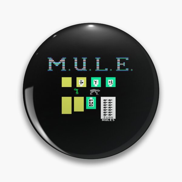 Artikelvorschau, M.U.L.E. Klassisches Strategiespiel-Design entworfen und verkauft von Retr0Tshirts.