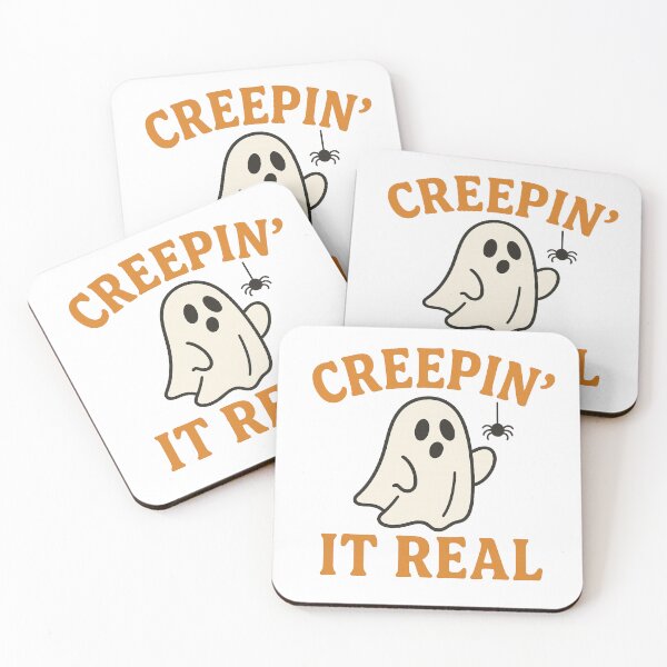 Item preview, Creepin’ It Real – Funny Halloween Ghost Design designed and sold by Magh-rebia.