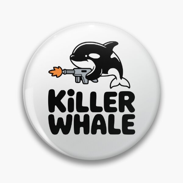 Item preview, Killer Whale! Cute Orca Gun Pun designed and sold by PMCreative.
