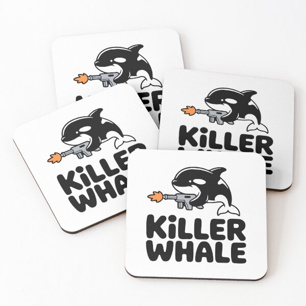 Item preview, Killer Whale! Cute Orca Gun Pun designed and sold by PMCreative.
