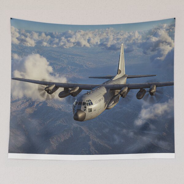 Item preview, C-130J Super Hercules in Flight designed and sold by Skyframe Aviation.