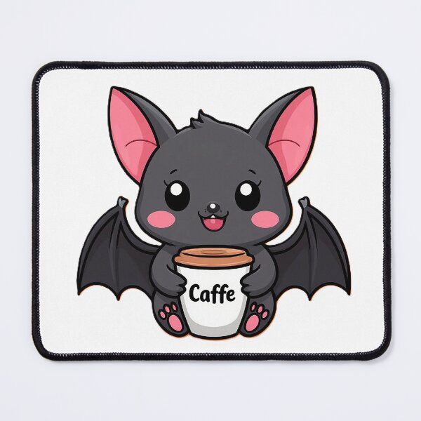 Item preview, Caffeine and Chaos – Halloween Bat Coffee Lover designed and sold by AmetistLight.