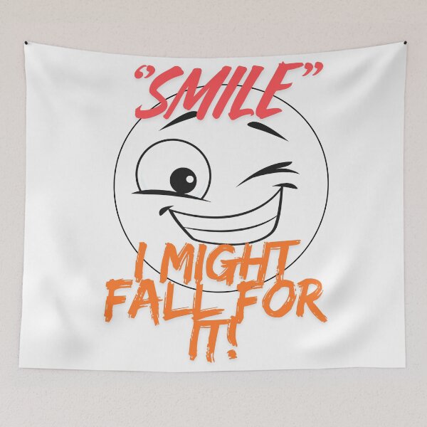 Item preview, Smile, I might fall for it designed and sold by ArtesioByZaber.