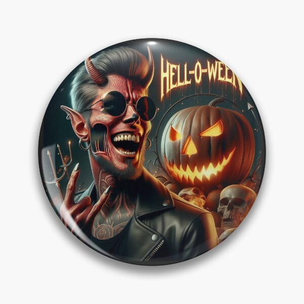 Item preview, Fiery Demon Rock Halloween Eclipse designed and sold by Voodoo Store Paranormal Collections.