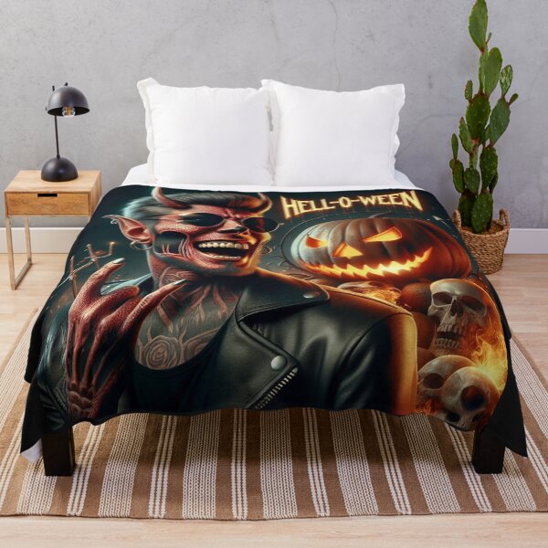 Item preview, Fiery Demon Rock Halloween Eclipse designed and sold by Voodoo Store Paranormal Collections.