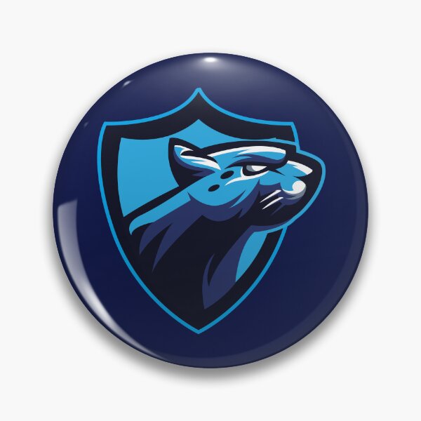 Item preview, Blue Panther Shield | Fierce Panther Emblem Mascot Design designed and sold by MerlinWear.