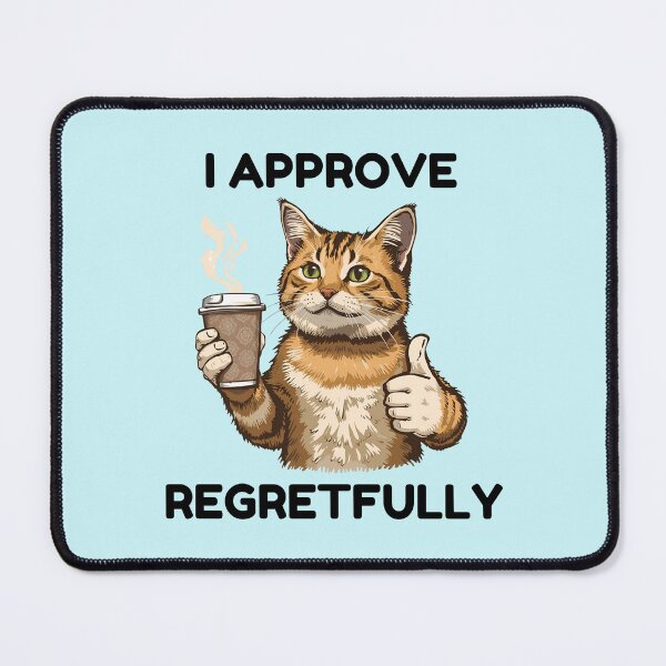 Item preview, Sarcastic Cat Approval designed and sold by HELLO TIGER.