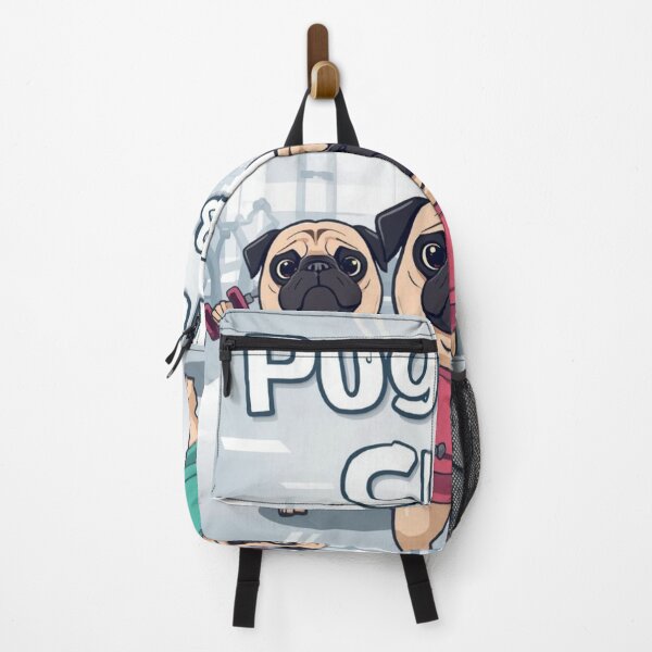 Item preview, Pug Hug Club – Cute Pugs Lifting Weights | Funny Gym Dog Design designed and sold by snoezelstudio.