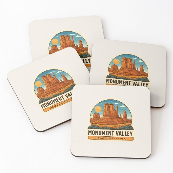 Item preview, Monument Valley Navajo Nation USA Vintage Travel Sticker - Retro Desert Buttes & Sunset designed and sold by Blurbean.