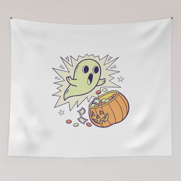 Item preview, Exaggerated Halloween Ghost designed and sold by AL AMIN.