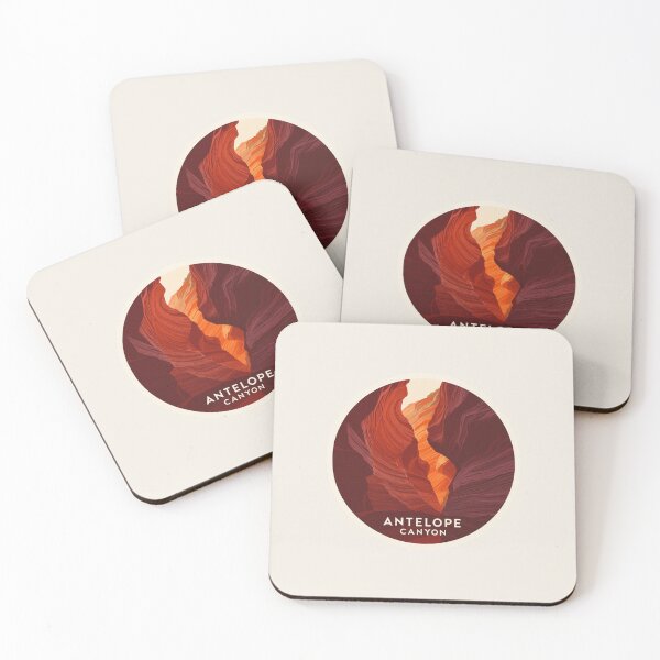 Item preview, Antelope Canyon Arizona Vintage Travel Sticker - Retro Slot Canyon & Desert Light designed and sold by Blurbean.