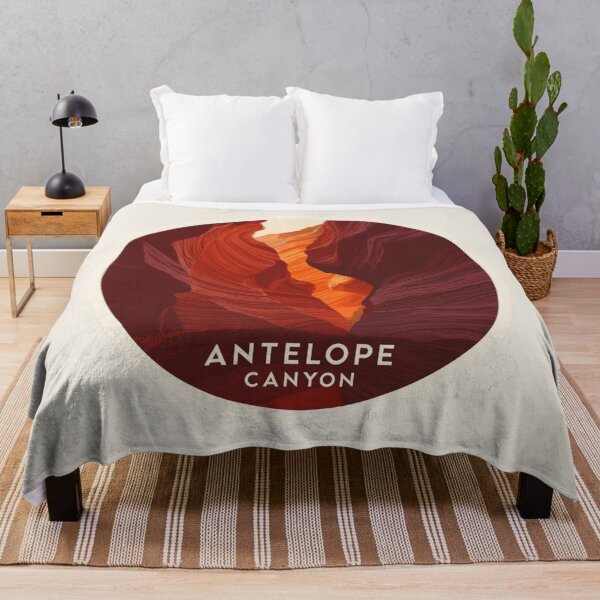Item preview, Antelope Canyon Arizona Vintage Travel Sticker - Retro Slot Canyon & Desert Light designed and sold by Blurbean.