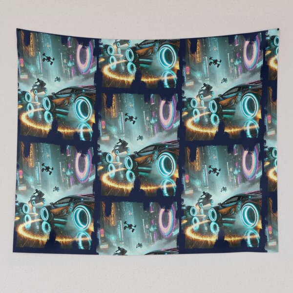 Item preview, Cyberpunk Monster Truck Racing  designed and sold by Lowacalliop.