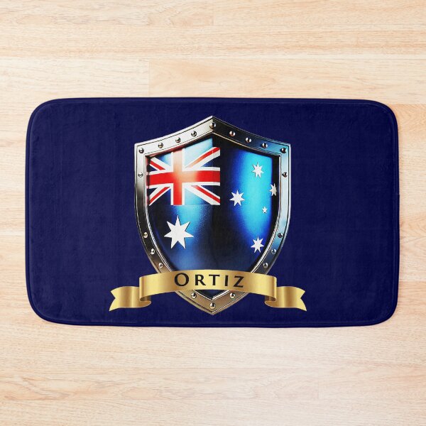Item preview, Ortiz Family Australia Shield, Bold Heritage Crest designed and sold by Highlandkings.