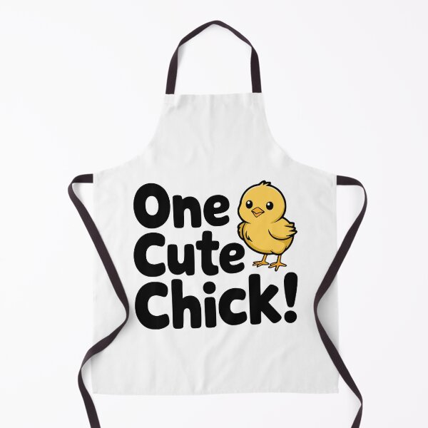 Item preview, One Cute Chick! Cute Chick Pun designed and sold by PMCreative.