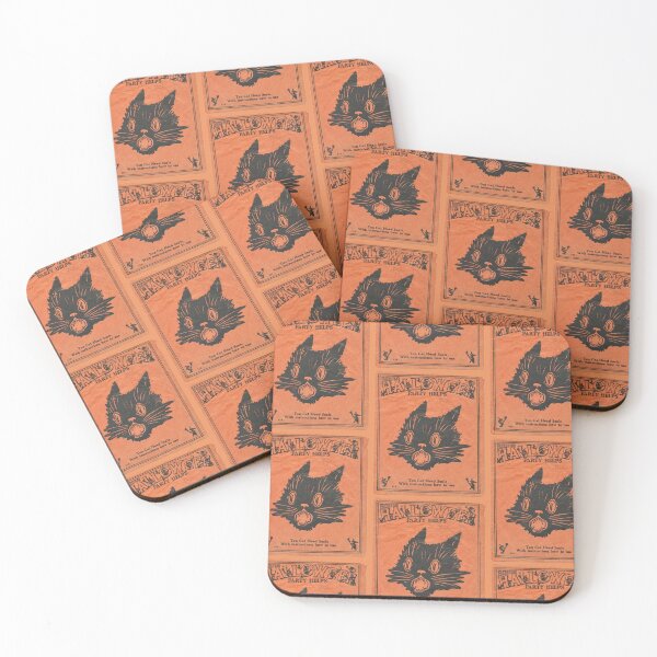 Item preview, Halloween spooky orange black cat  designed and sold by meepmeep52.