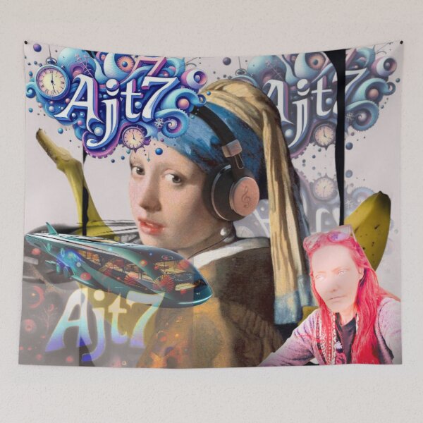 Item preview, Ajt7 AmberLand Left Earring Vermeer tribute  designed and sold by AJT7rb.