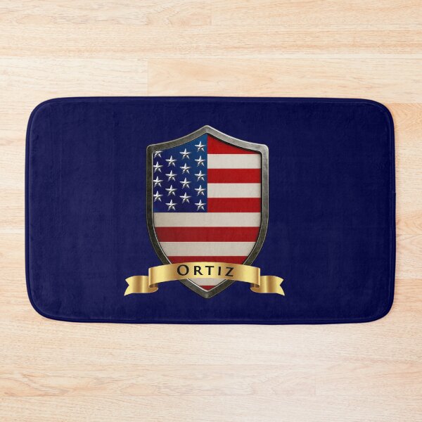 Item preview, Ortiz Family USA Shield, Stars & Stripes Heritage Crest designed and sold by Highlandkings.