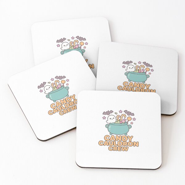 Item preview, Candy Cauldron Crew – Cute Kawaii Halloween Design designed and sold by ChillTofu.