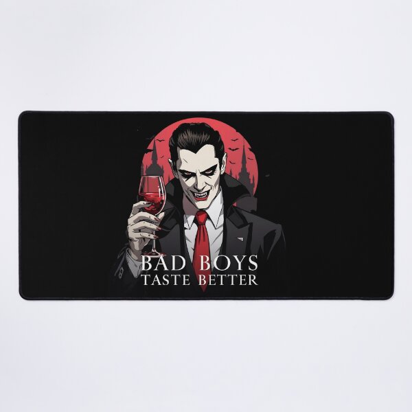 Item preview, Bad Boys Taste Better Classic Vampire | Gothic Horror Halloween Design designed and sold by Lunaria Arts.