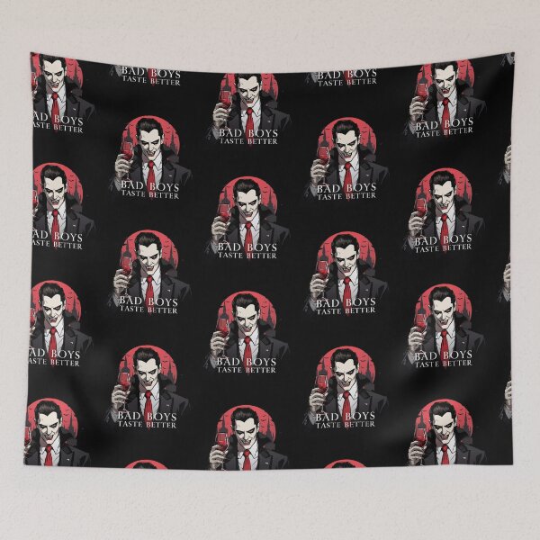 Item preview, Bad Boys Taste Better Classic Vampire | Gothic Horror Halloween Design designed and sold by Lunaria Arts.