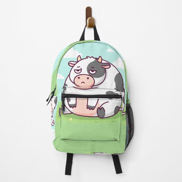 Item preview, Lazy Cute Cow | Kawaii Fat Cow Sitting Illustration designed and sold by Tidarat-27.