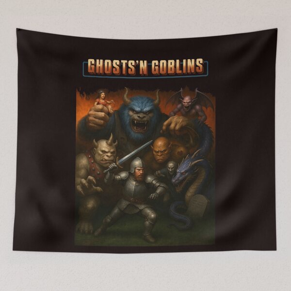 Item preview, Ghosts and goblins designed and sold by virusRojo.