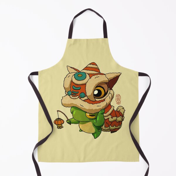 Item preview, Cute Mid-Autumn Festival Frog in Lion Dance Costume with Lantern designed and sold by DingHuArt.