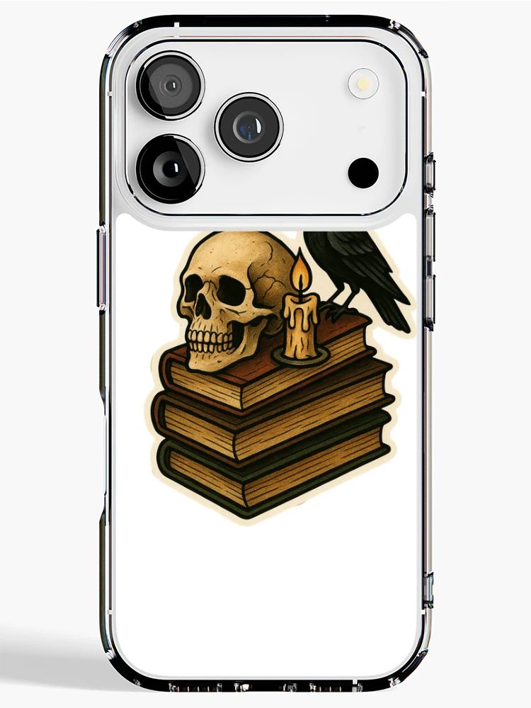 Thumbnail 1 of 5, iPhone Case, Book Stack Gothic designed and sold by RGreen101.