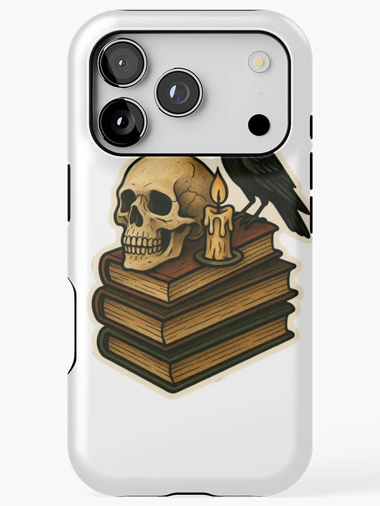 Thumbnail 1 of 4, iPhone Case, Book Stack Gothic designed and sold by RGreen101.