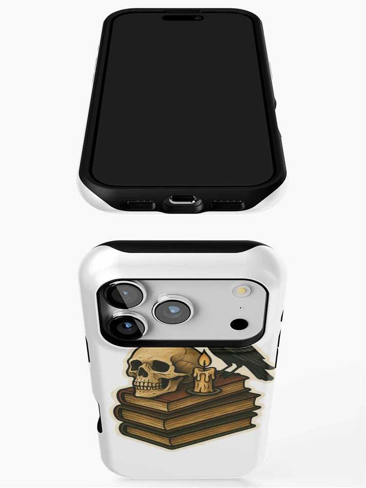 Thumbnail 3 of 4, iPhone Case, Book Stack Gothic designed and sold by RGreen101.
