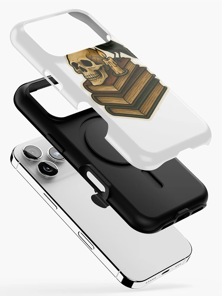 Thumbnail 2 of 4, iPhone Case, Book Stack Gothic designed and sold by RGreen101.
