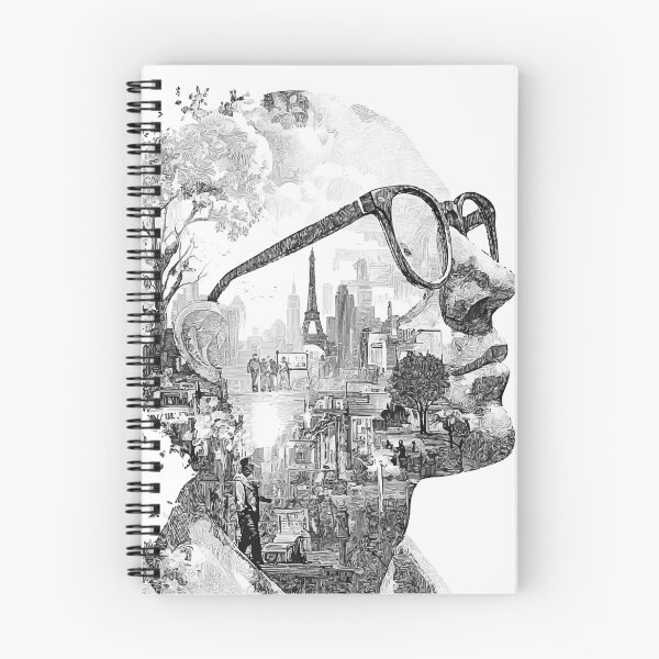 Item preview, Urban Mindscape — Black and White Double Exposure Illustration designed and sold by Moss and Moon Studio.