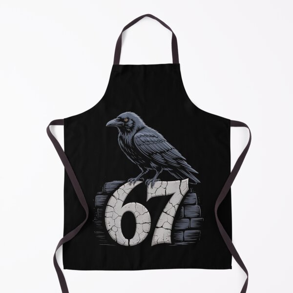 Item preview, Urban Grunge 67 Raven Crow Number Tee - Vintage Street Style designed and sold by DarylWelsh2024.