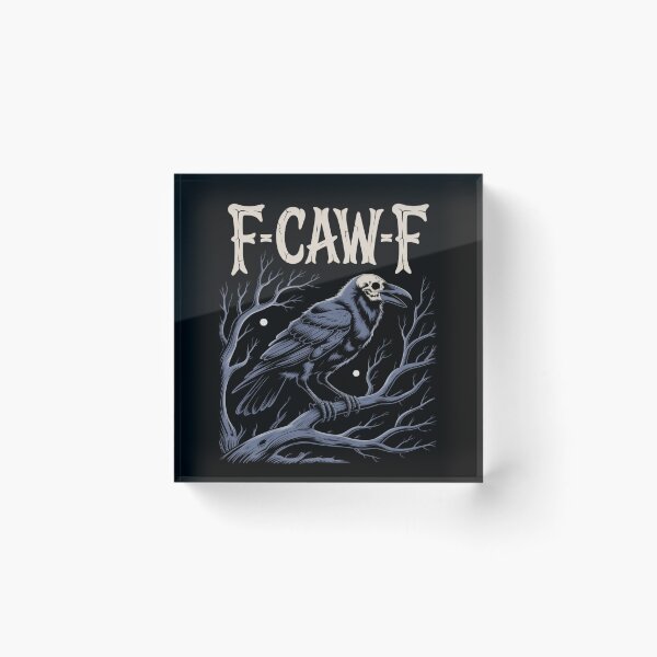 Item preview, F-CAW-F Skeletal Raven Branch Tee - Gothic Dark Fantasy Art designed and sold by DarylWelsh2024.