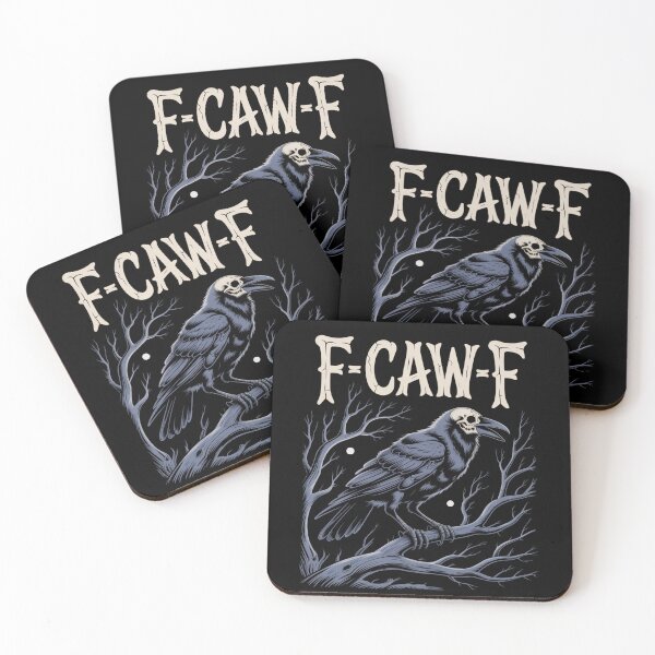 Item preview, F-CAW-F Skeletal Raven Branch Tee - Gothic Dark Fantasy Art designed and sold by DarylWelsh2024.