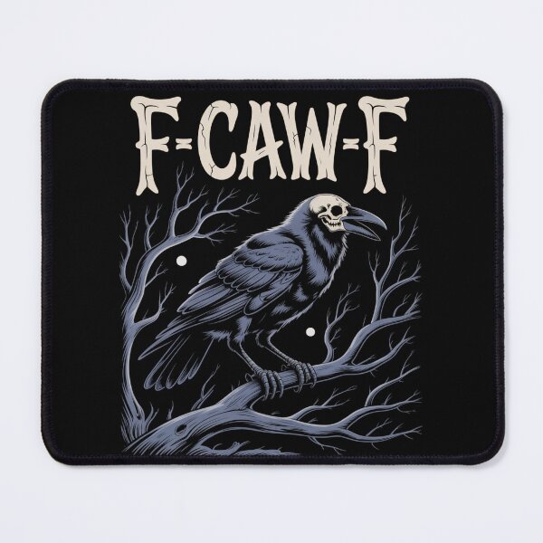 Item preview, F-CAW-F Skeletal Raven Branch Tee - Gothic Dark Fantasy Art designed and sold by DarylWelsh2024.