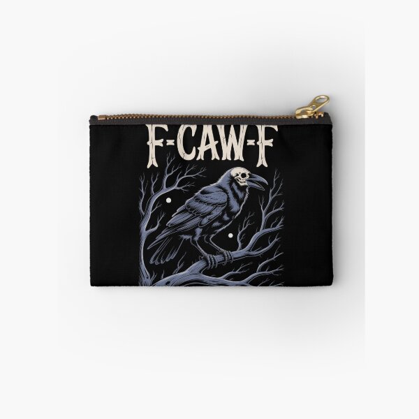 Item preview, F-CAW-F Skeletal Raven Branch Tee - Gothic Dark Fantasy Art designed and sold by DarylWelsh2024.